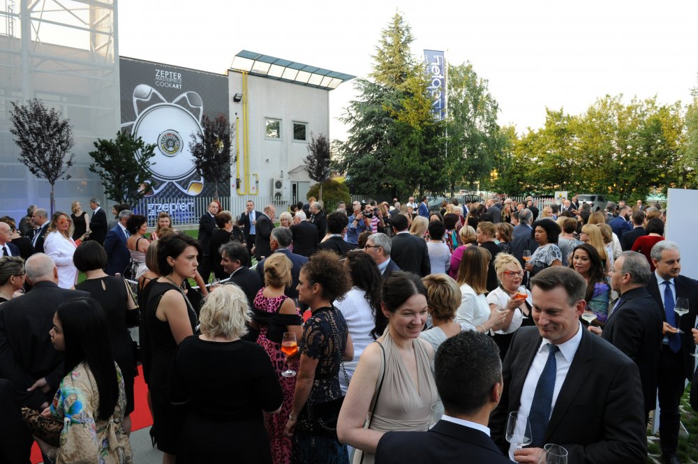 I tanti ospiti della serata d'inaugurazione del Museo Zepter Milano